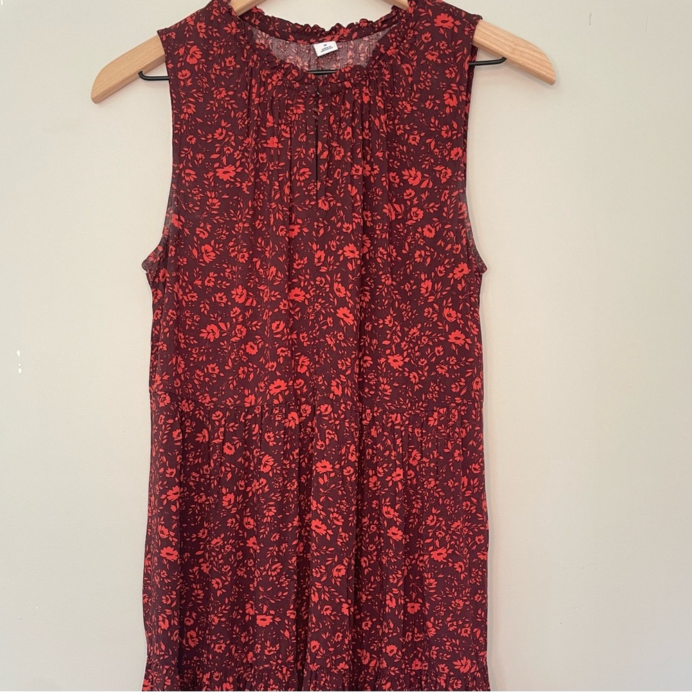 Floral Sleeveless Mini Dress